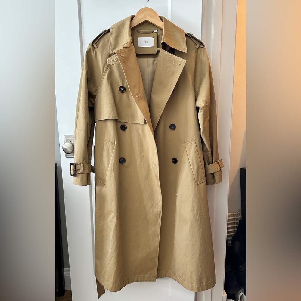 Camel Trench Coat XS